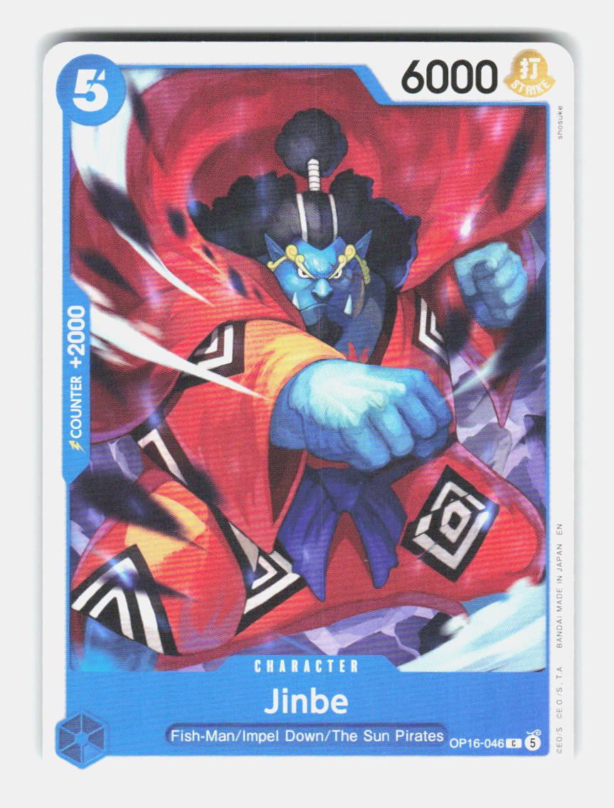 Jinbe (046) OP16-046 Common The Time of Battle One Piece Near Mint