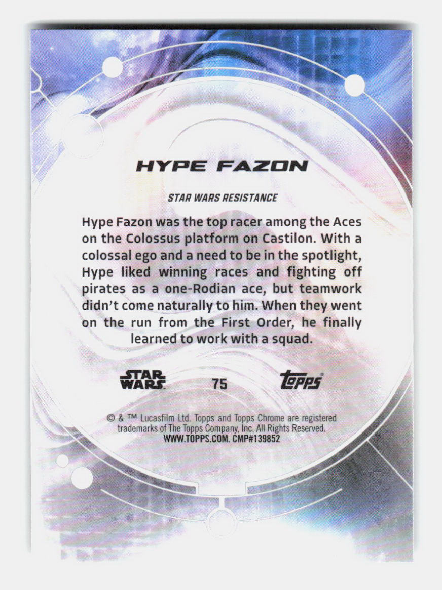 Hype Fazon (75) 2026 Topps Chrome Star Wars