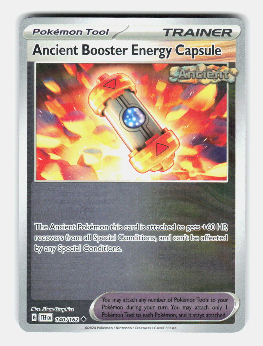 Ancient Booster Energy Capsule 140/162 Uncommon Temporal Forces Pokemon NM