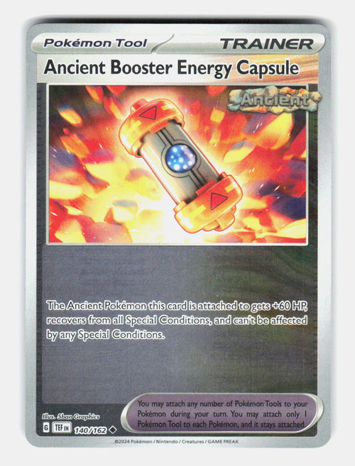 Ancient Booster Energy Capsule 140/162 Uncommon Temporal Forces Pokemon NM