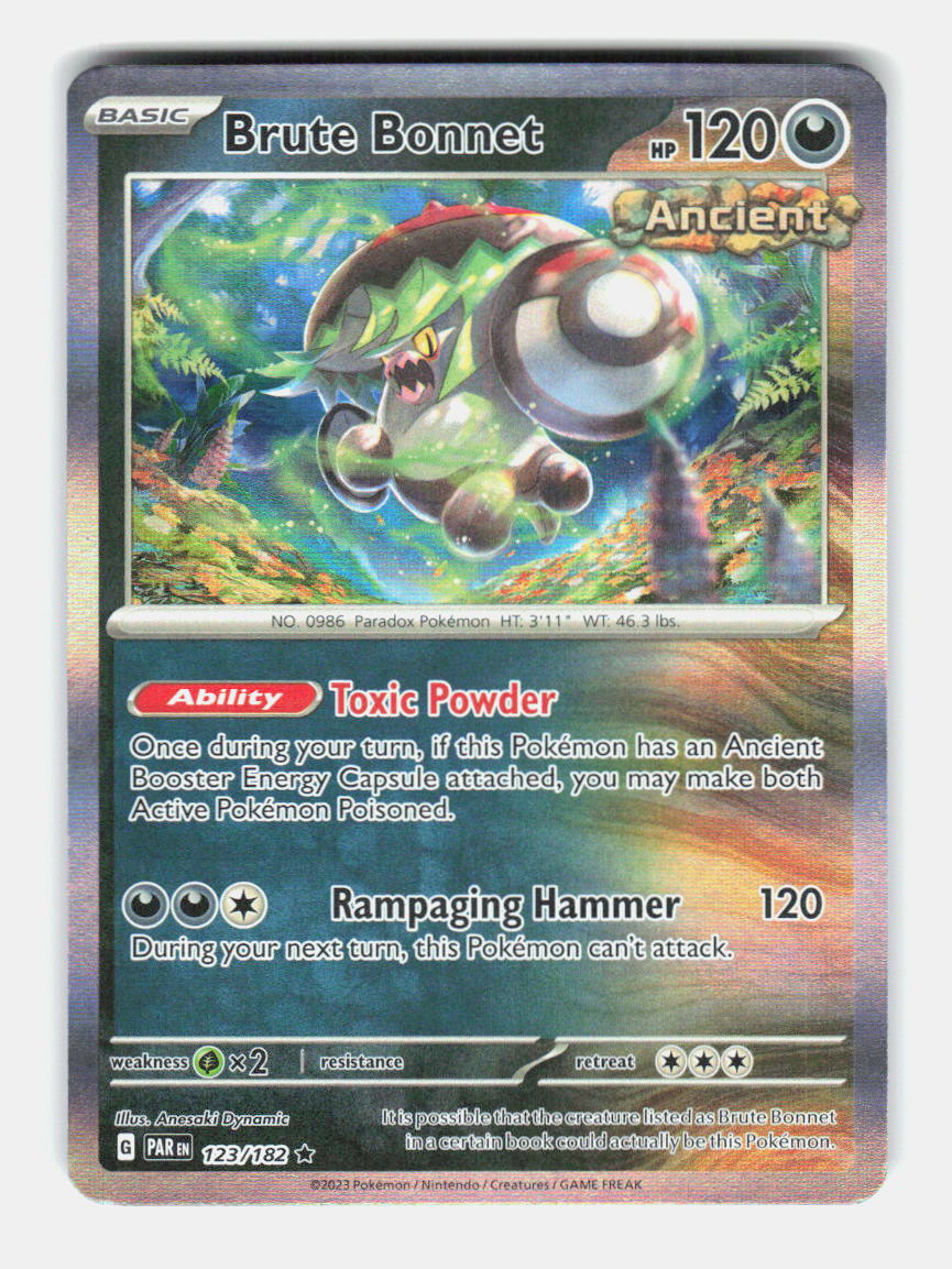 Brute Bonnet (Cosmos Holo) 123/182 Miscellaneous Cards & Products Pokemon NM