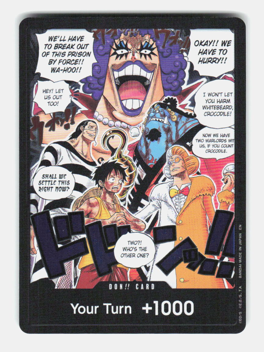 DON!! Card (Alternate Art) DON!! The Time of Battle One Piece Foil Near Mint