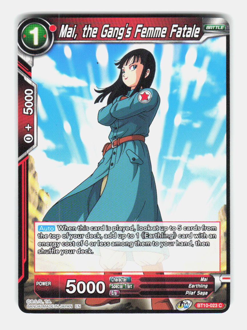 Mai, the Gang's Femme Fatale BT10-023 Rise of the Unison Warrior NM