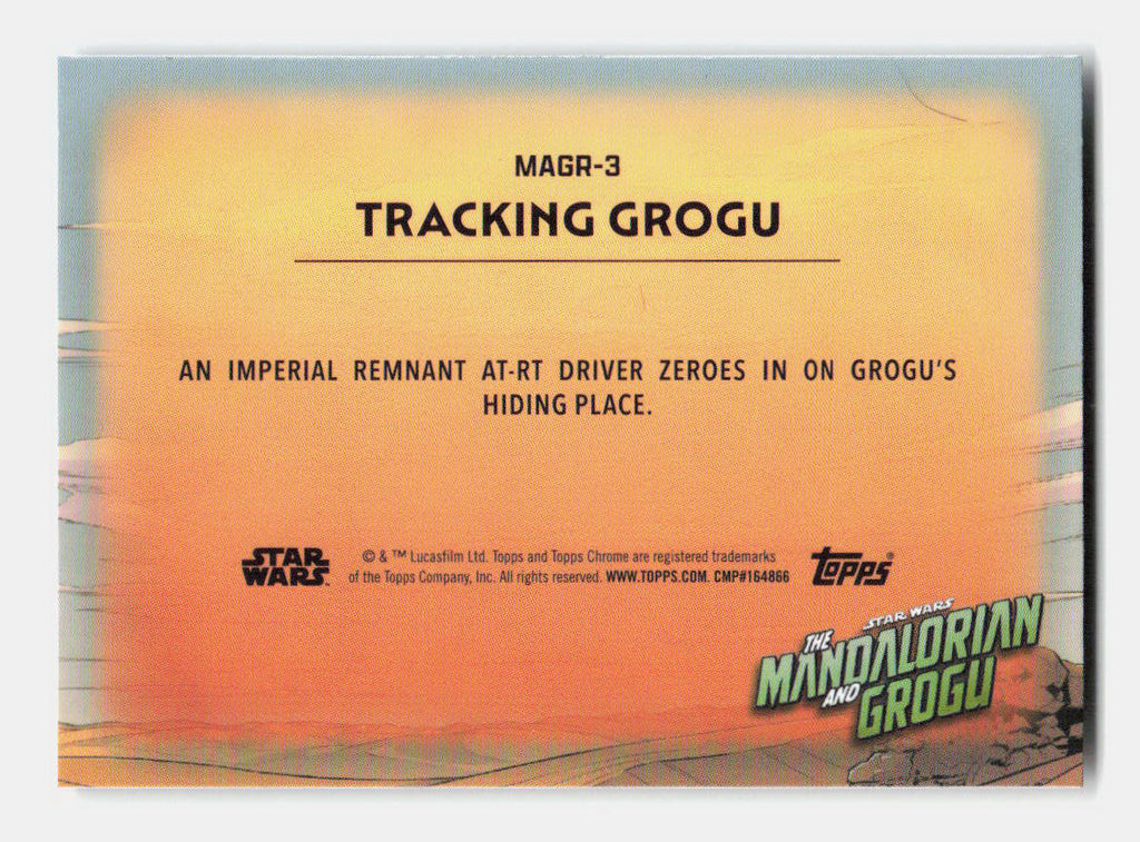 Tacking Grogu - (MARG-3) The Mandalorian and Grogu 2026 Topps Chrome Star Wars
