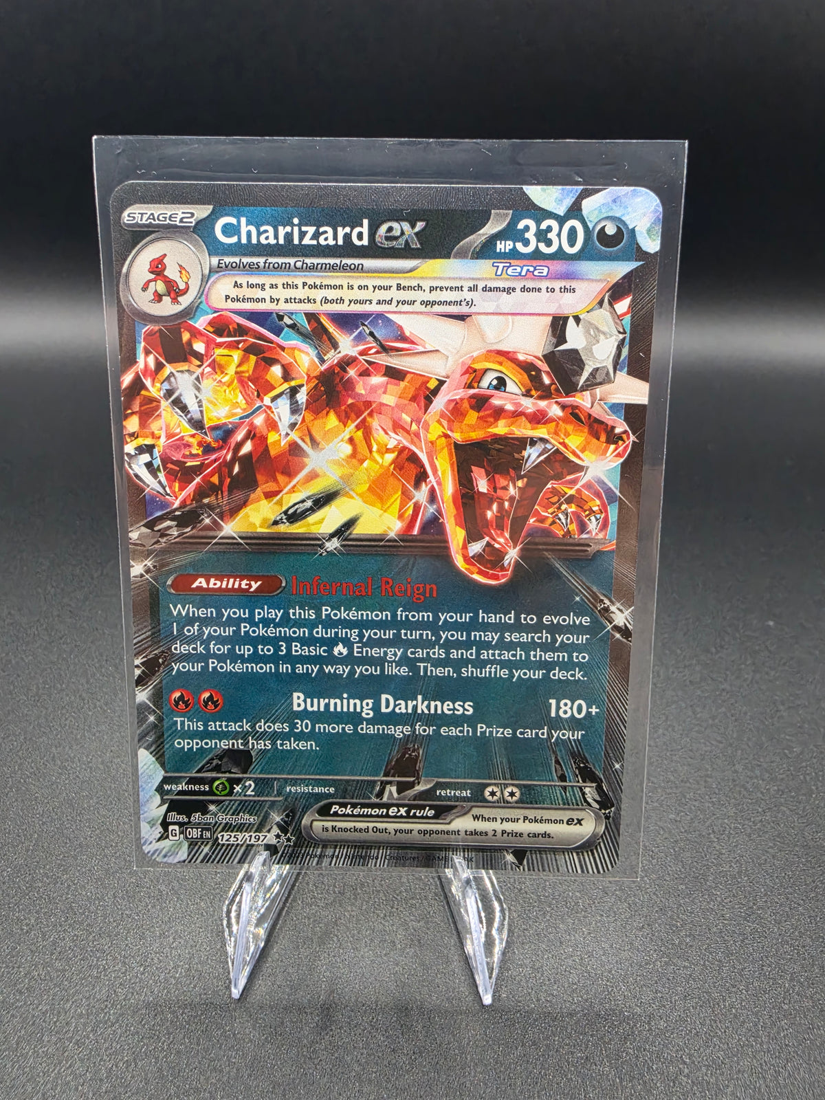 Charizard Ex - 125/197 -SV: Obsidian Flames