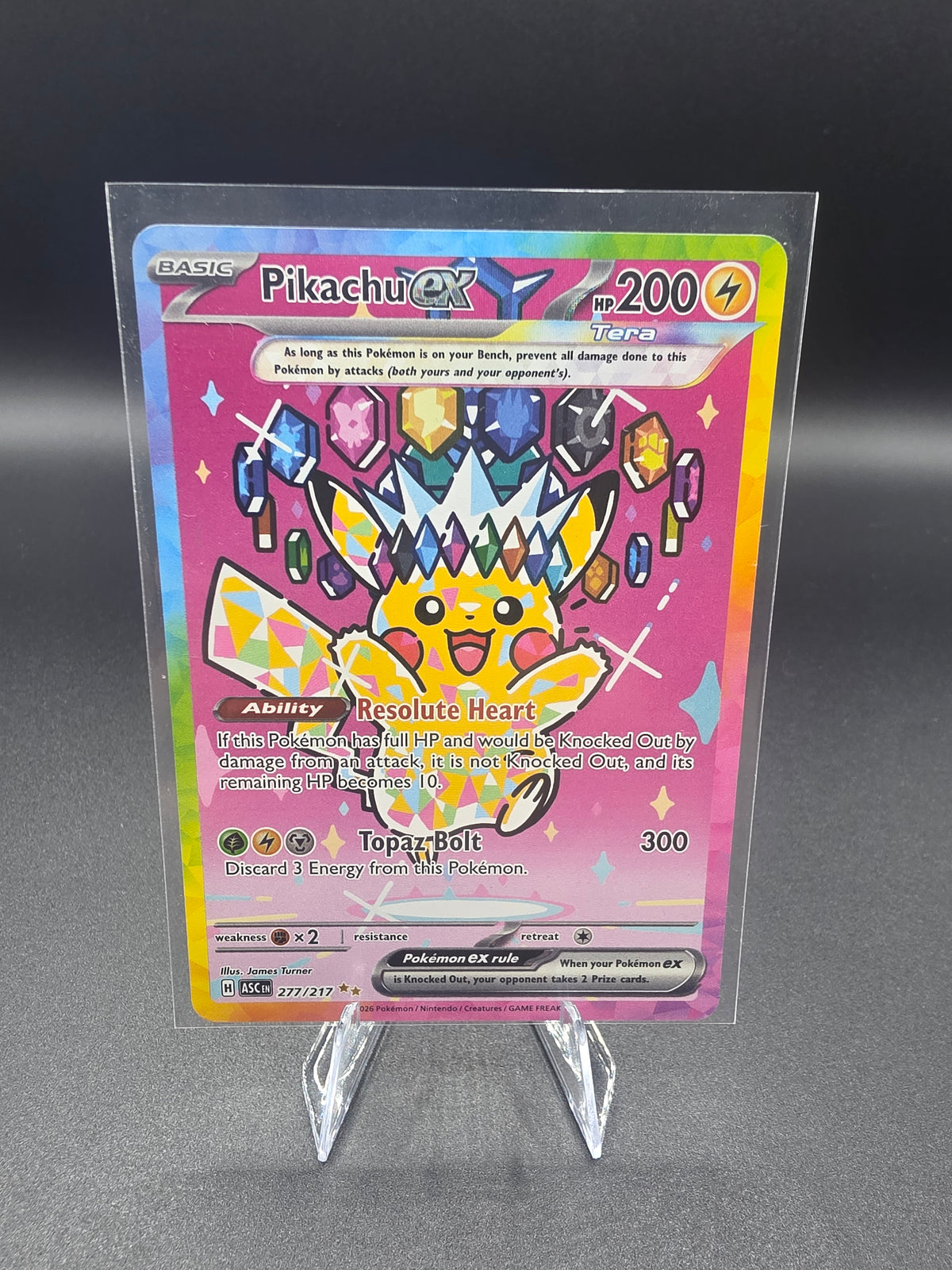 Pikachu ex - 277/217 - ME: Ascended Heroes