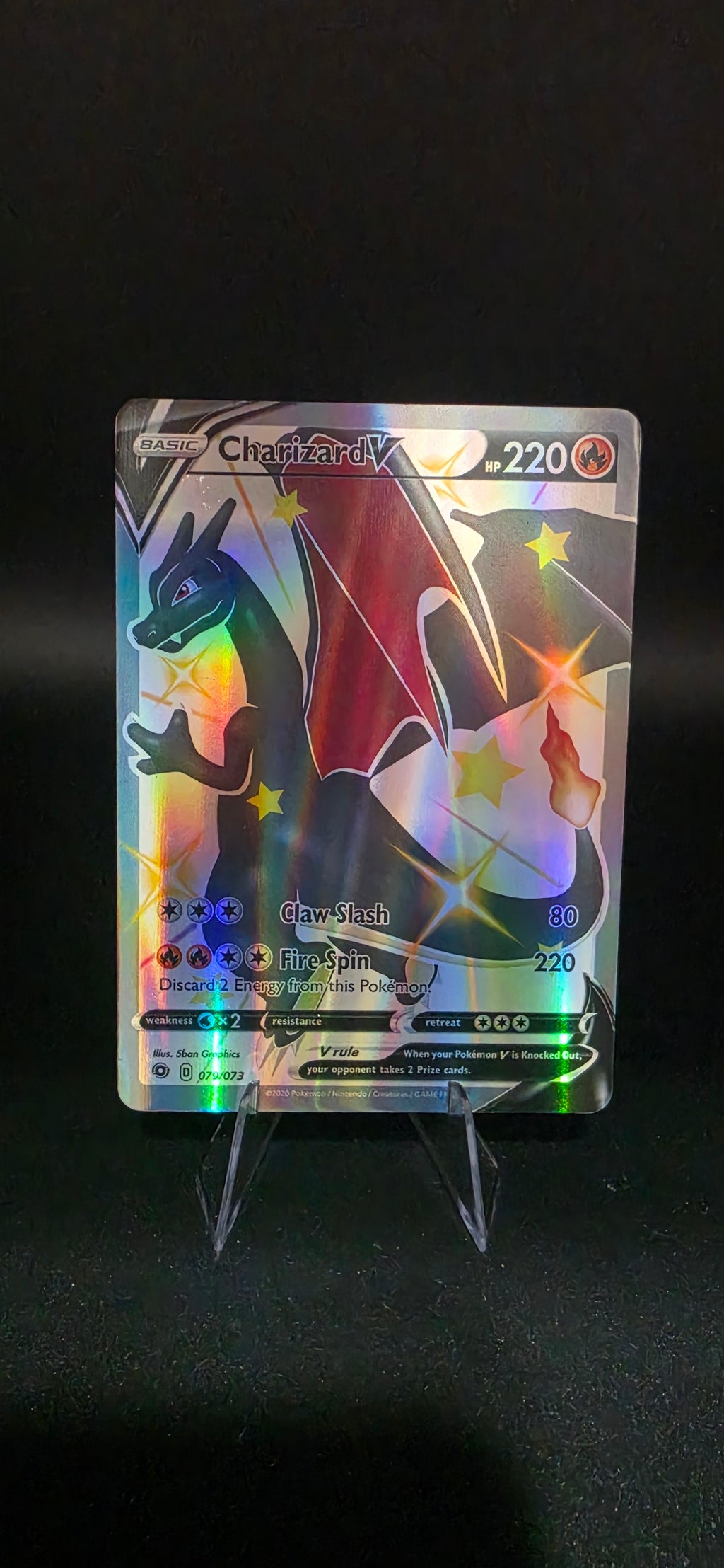 Charizard V 079/073 (Secret) - Champion's Path (CHP)