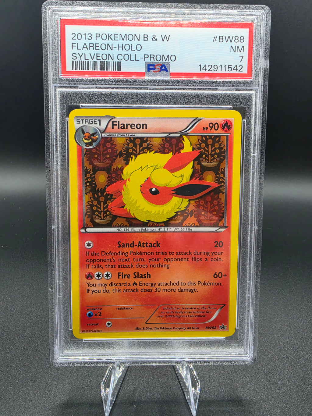 Flareon - BW88 - Black and White Promo-PSA7