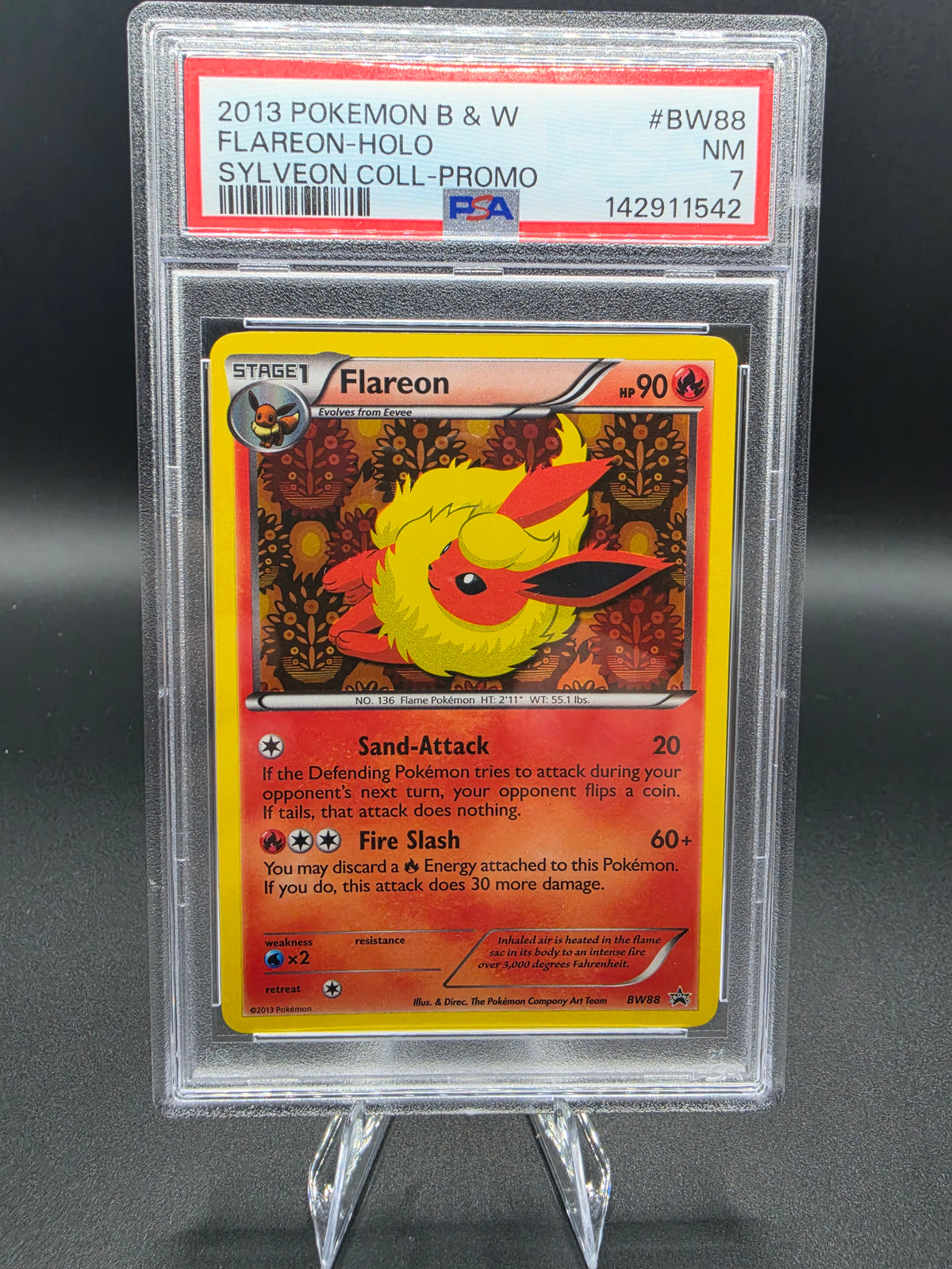 Flareon - BW88 - Black and White Promo-PSA7