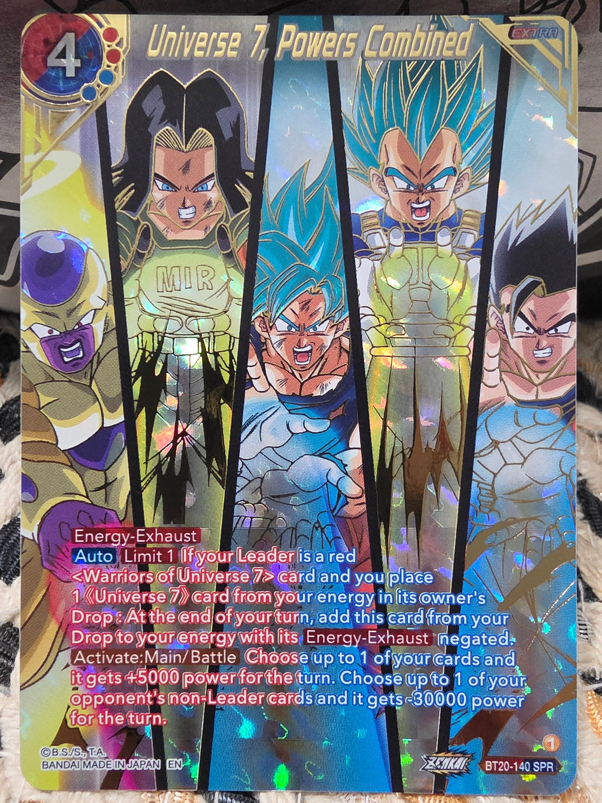 Universe 7, Powers Combined (Special Rare), BT20-140
