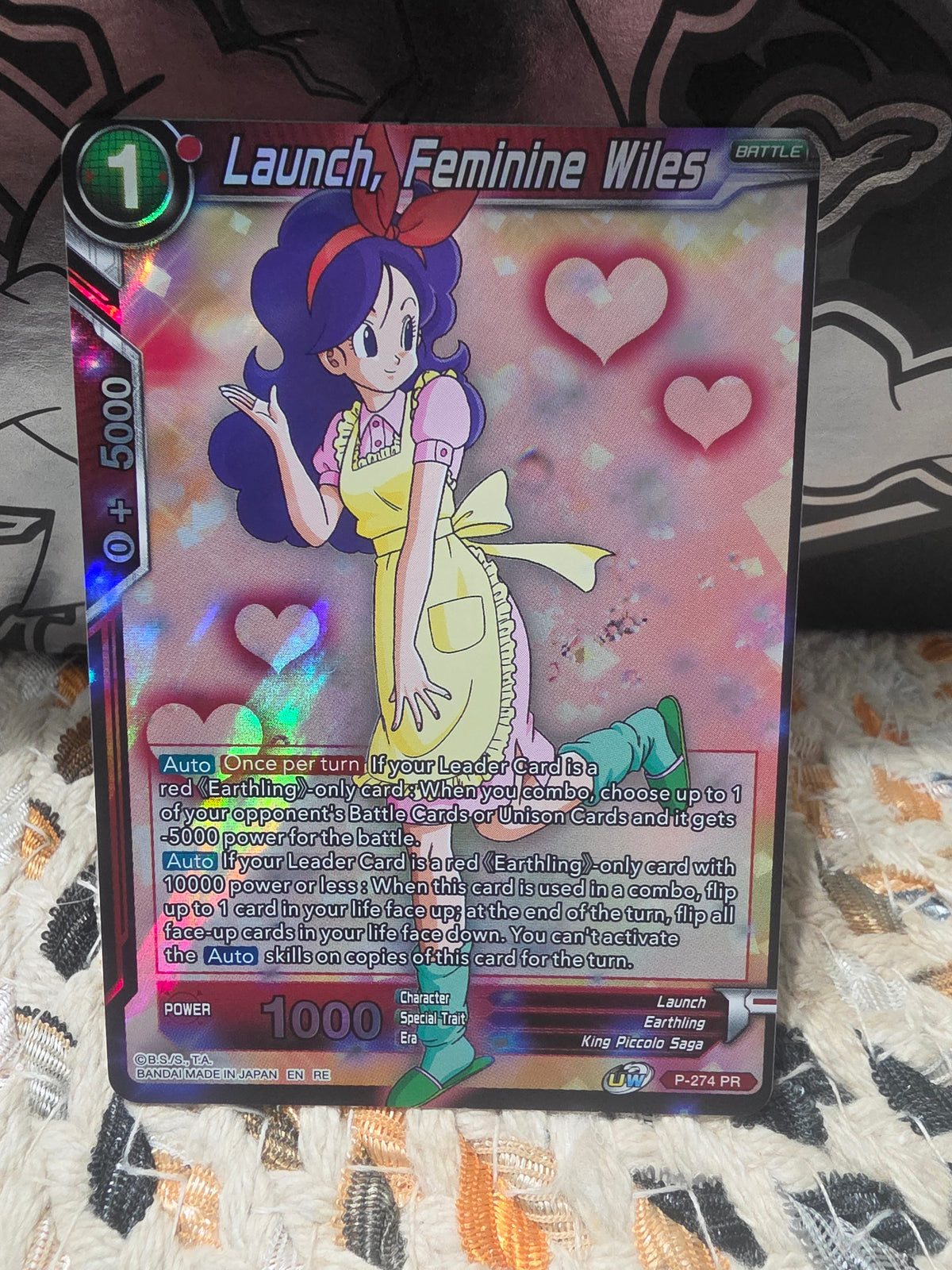 Launch, Feminine Wiles (P-274 PR)