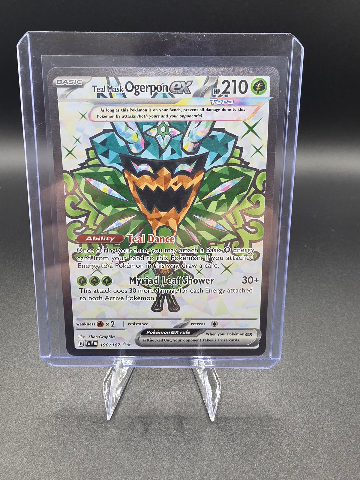 Teal Mask Ogerpon ex - 190/167 - SV06: Twilight Masquerade
