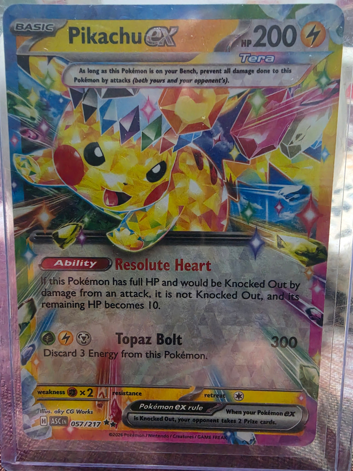 Pikachu ex - 057/217 - ME: Ascended Heroes (ASC