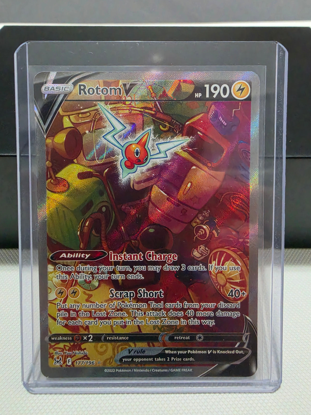 Rotom V 177(Alternate Full Art) - SWSH11: Lost Origin