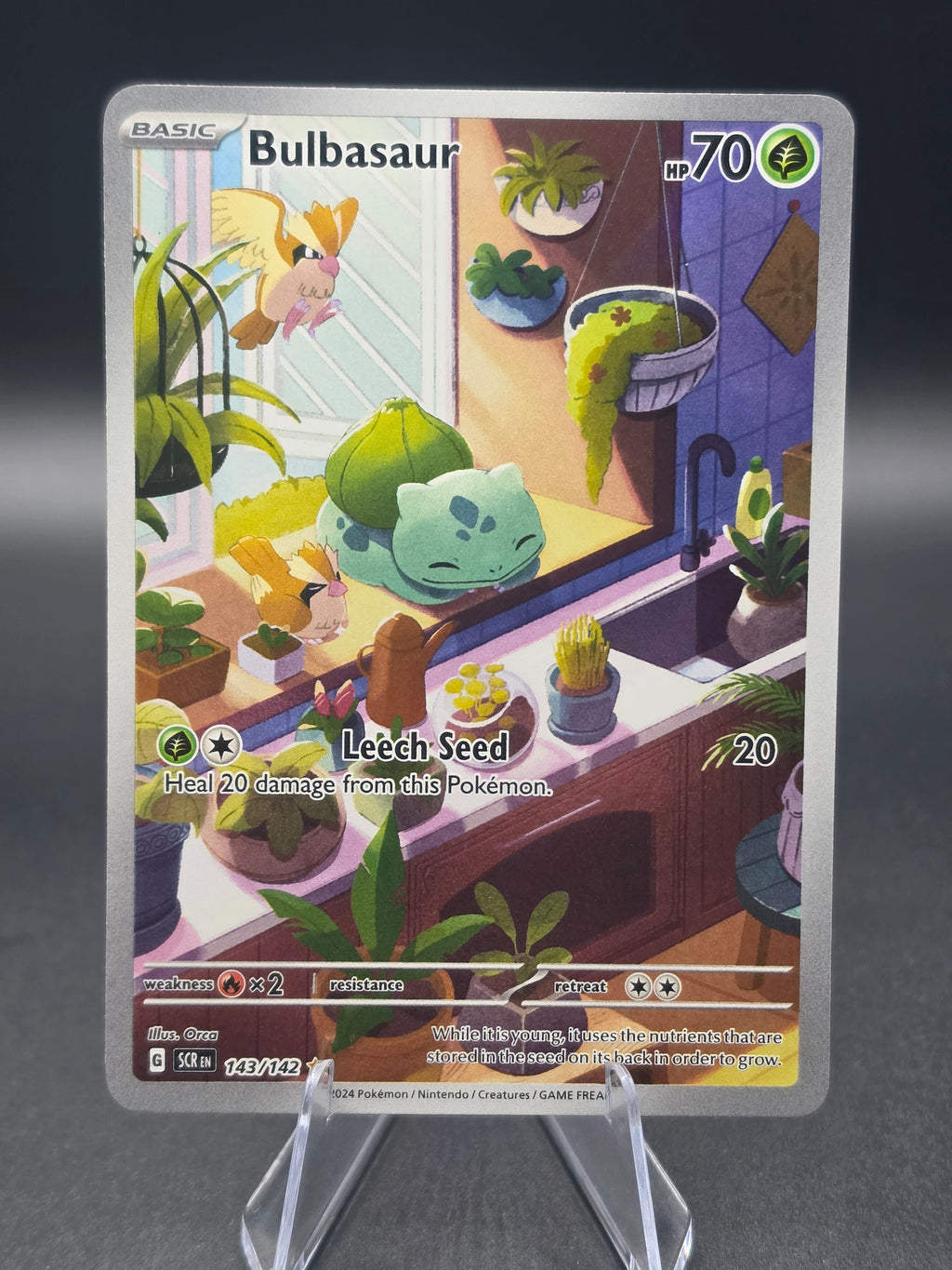 Bulbasaur - 143/142 : Stellar Crown