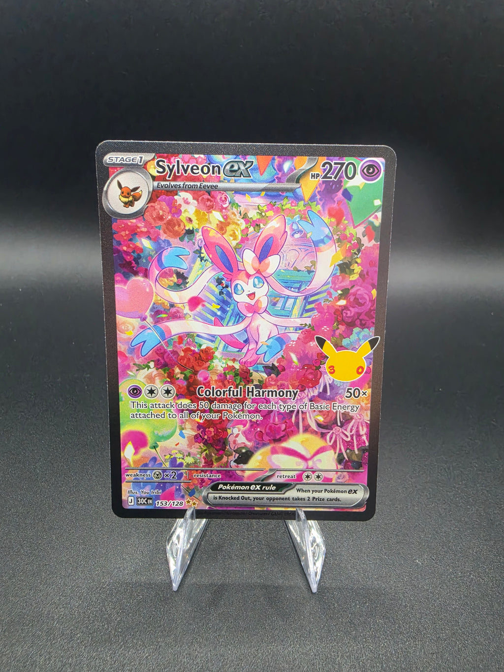 Sylveon ex - 153/128 - ME: 30th Celebration (30C
