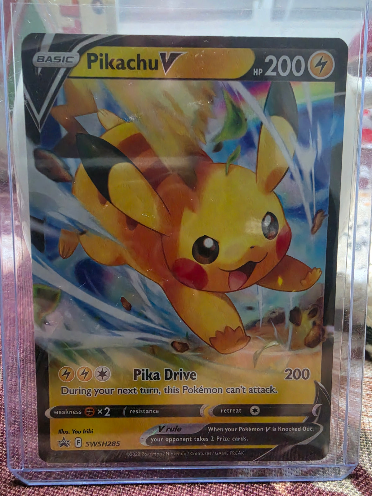 Pikachu V - SWSH285 - SWSH: Sword & Shield Promo Cards