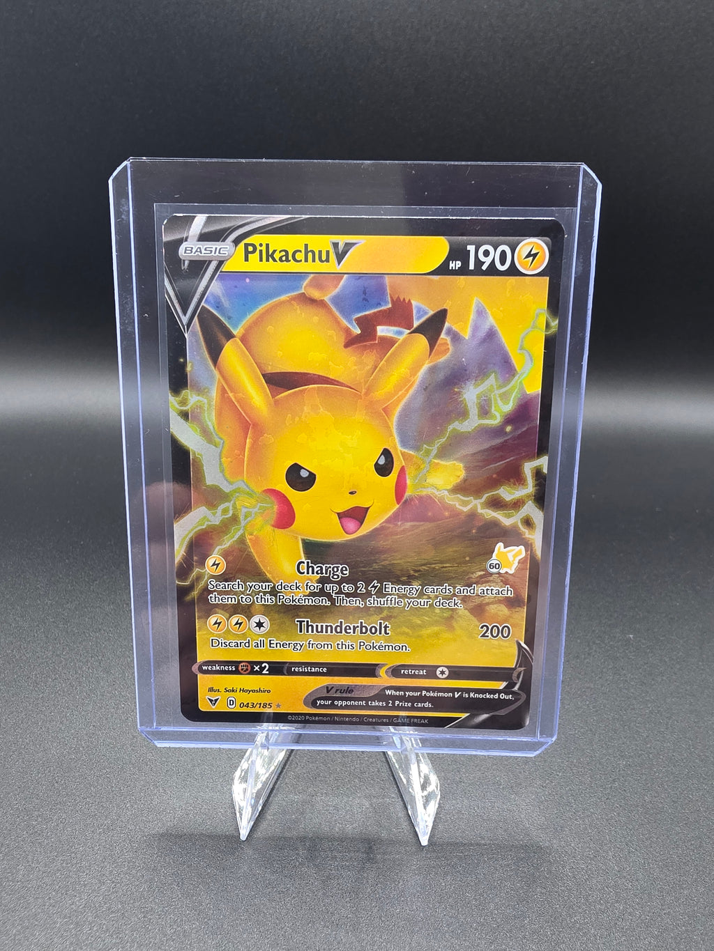 Pikachu V - 043/185 Pokemon Vivid Voltage