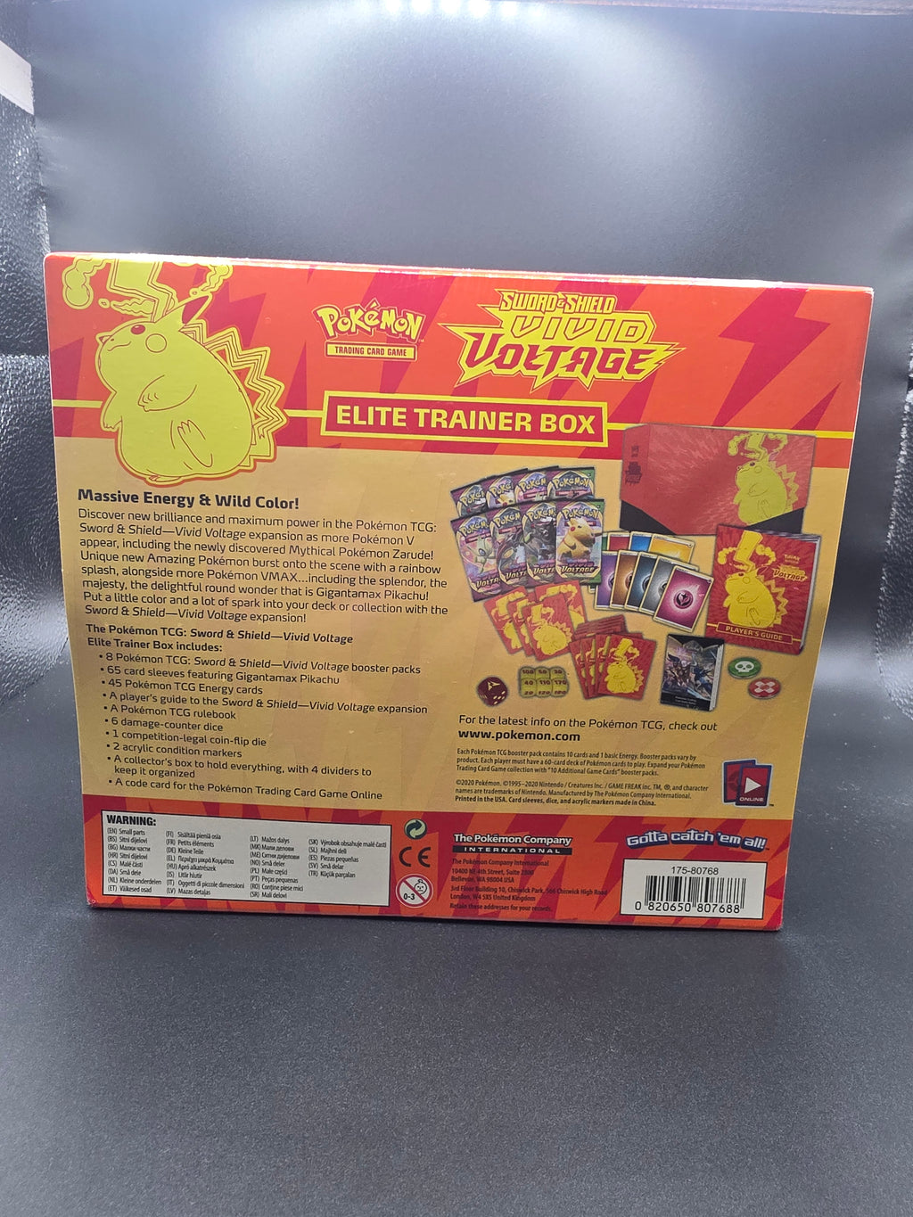 Pokémon TCG Sword & Shield—Vivid Voltage Elite Trainer Box English Pikachu