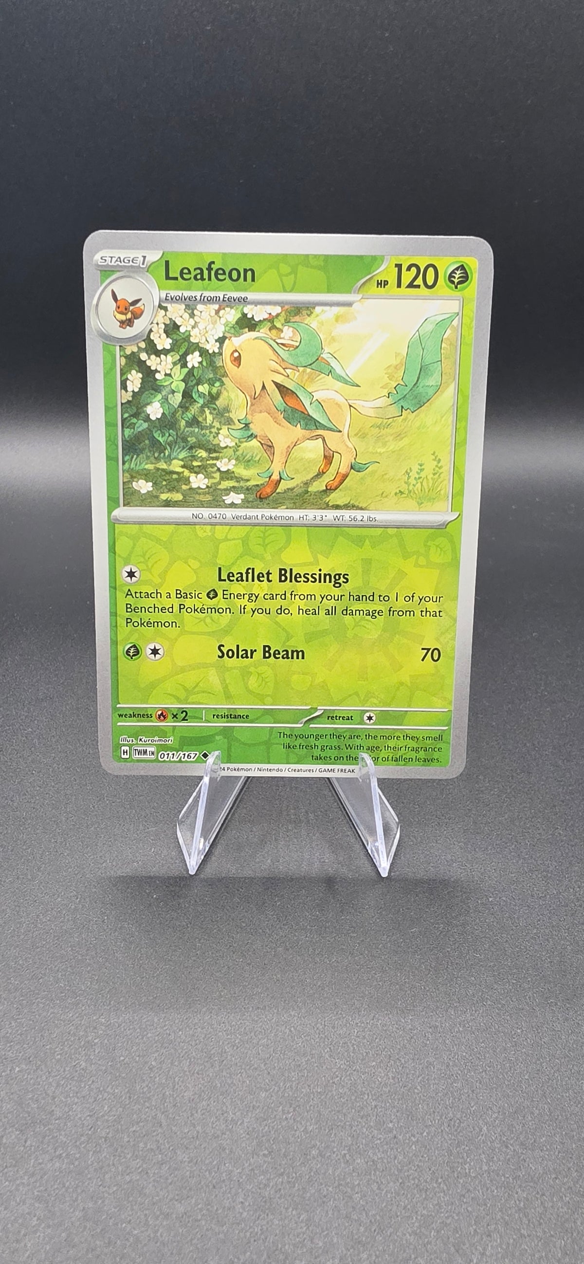 Leafeon 011/167 Reverse Holo
