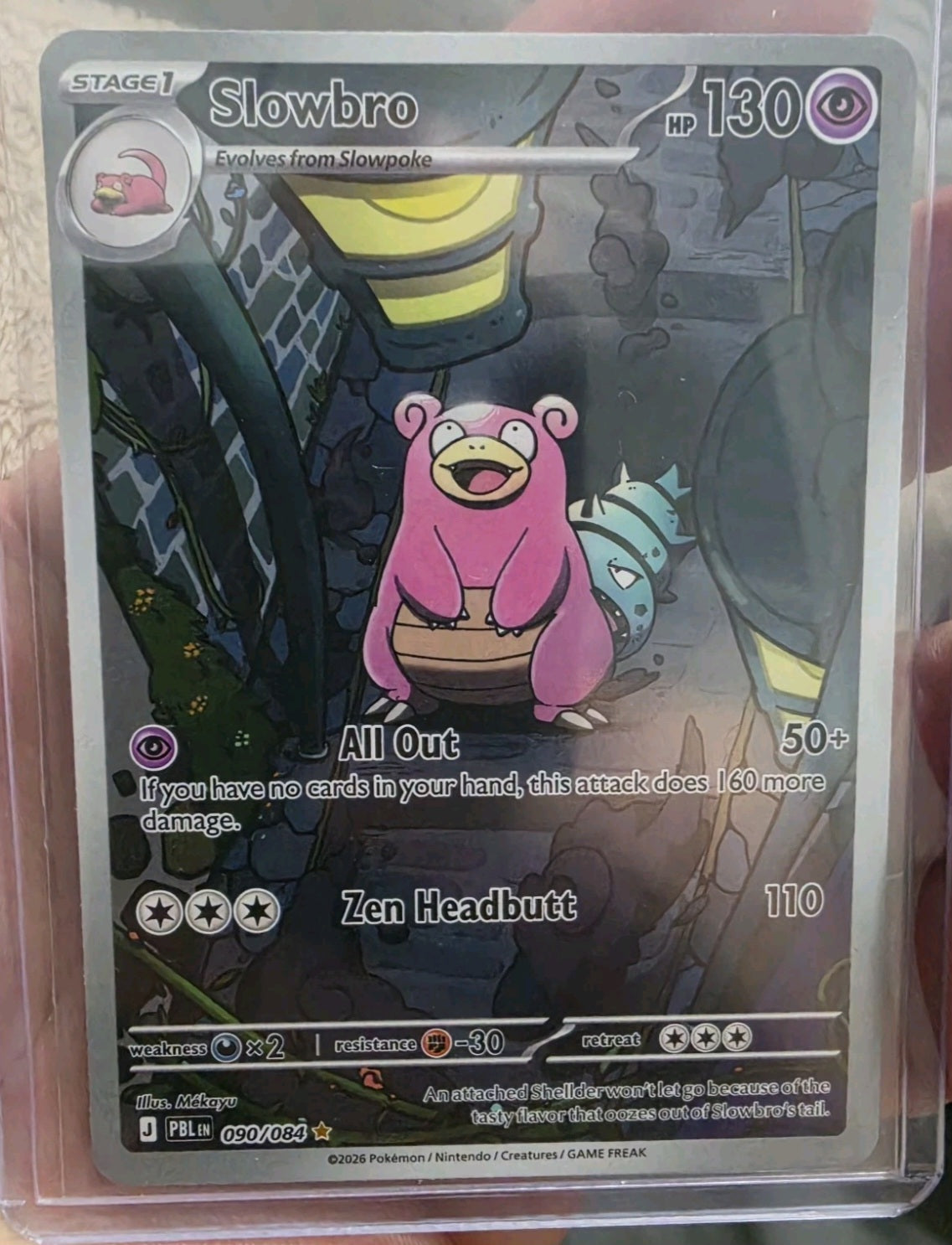 Slowbro 090/084 Me05: Pitch Black Holo