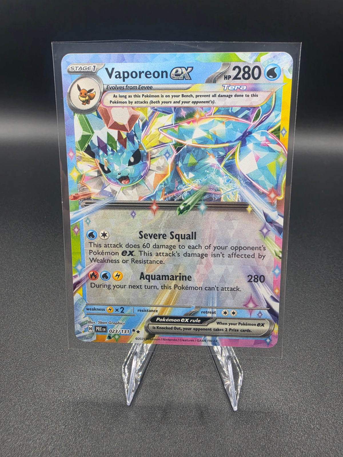 Vaporeon Ex - 023/131 - SV: Prismatic Evolutions