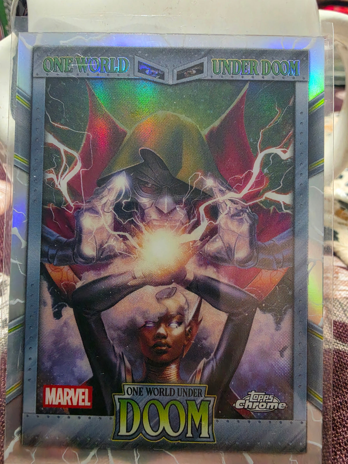 2026 Topps Chrome Marvel "One World Under Doom" #OW-04
